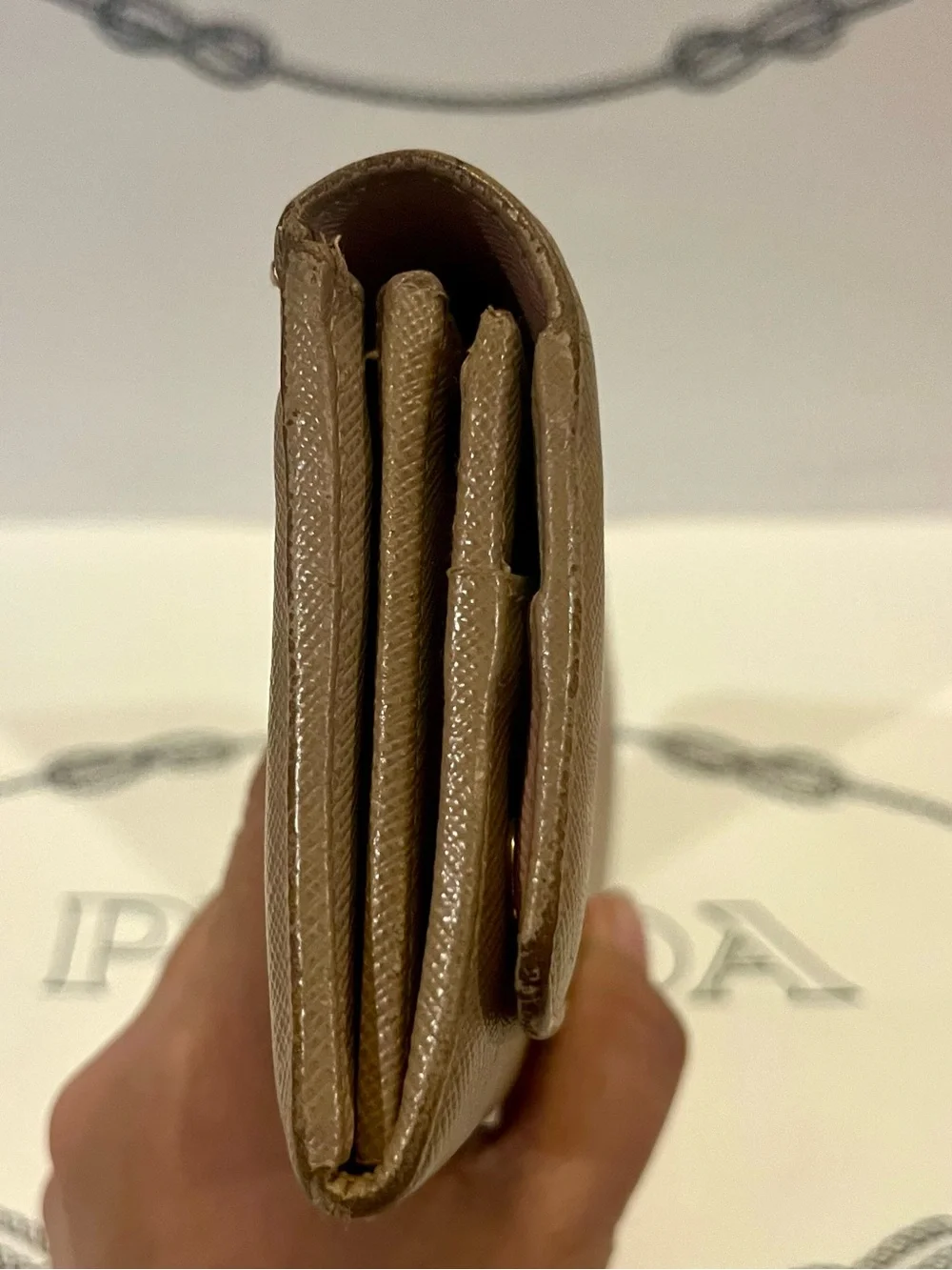 Prada Saffiano Leather Continental Wallet - Picture 6 of 16